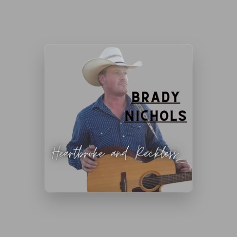 Brady Nichols подбор песен на гитаре